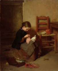 La petite couturière, 1858